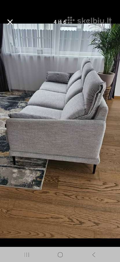 Trivietė Magrės sofa - nuotraukos Nr. 4