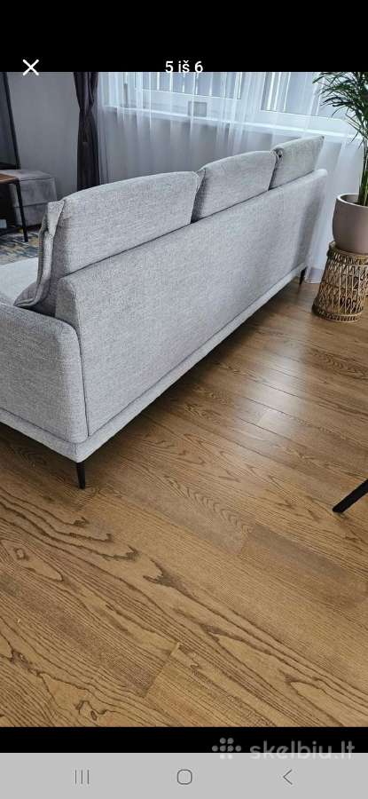 Trivietė Magrės sofa - nuotraukos Nr. 5