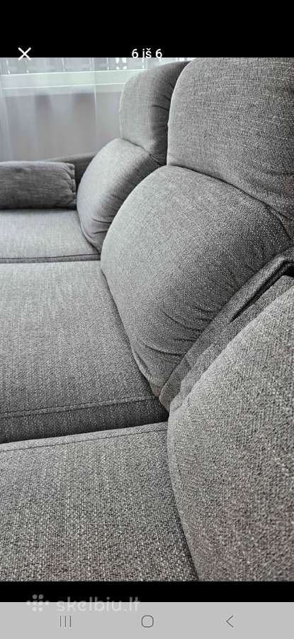 Trivietė Magrės sofa - nuotraukos Nr. 6