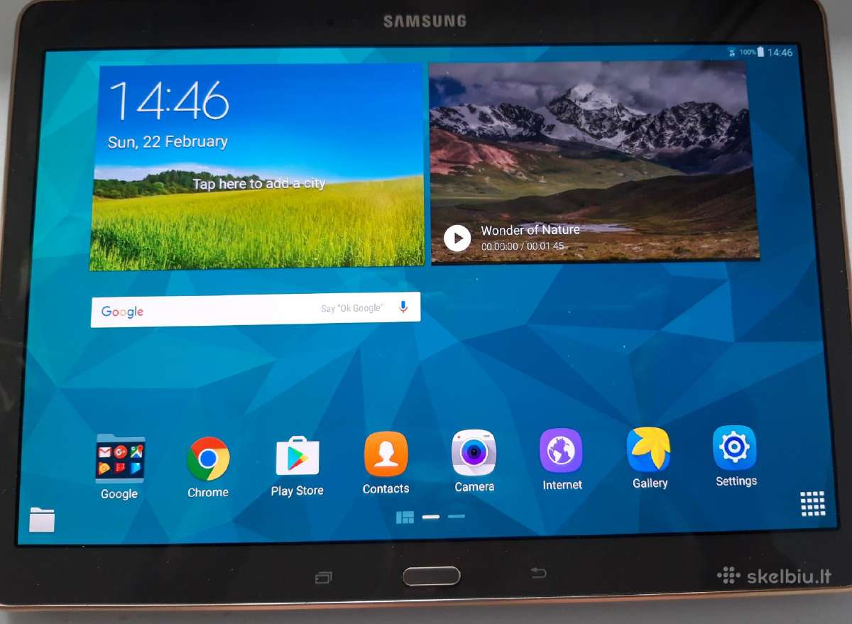Samsung Galaxy Tab S (sm-t800) 10,5"