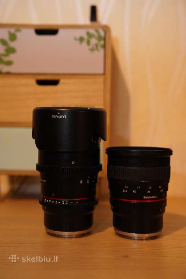 Samyang 50mm t1.5 ir 135mm T2.2 abu - nuotraukos Nr. 3