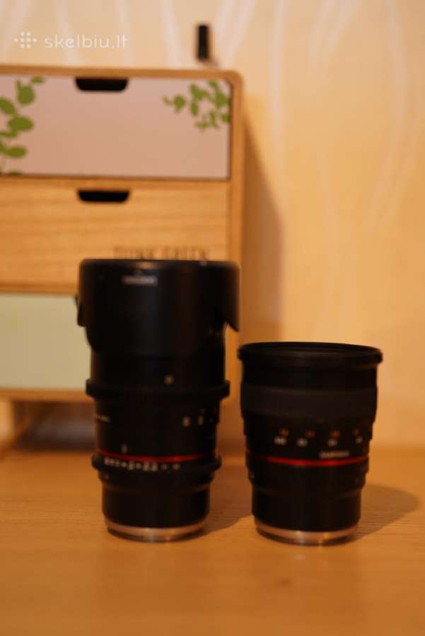 Samyang 50mm t1.5 ir 135mm T2.2 abu - nuotraukos Nr. 5