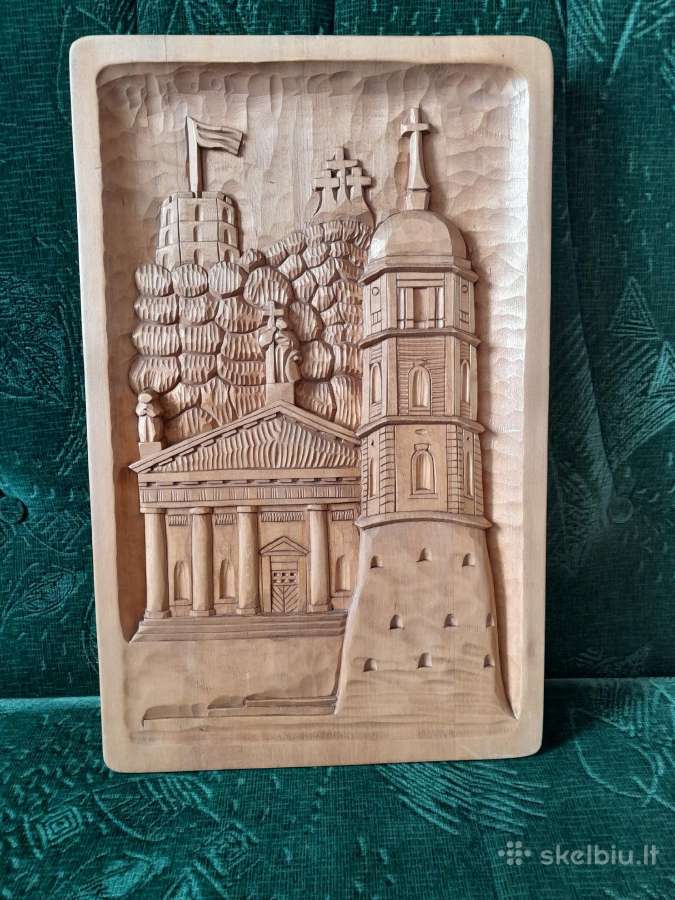 Drožinėtas paveikslas Vilnius, Telšiai - nuotraukos Nr. 2
