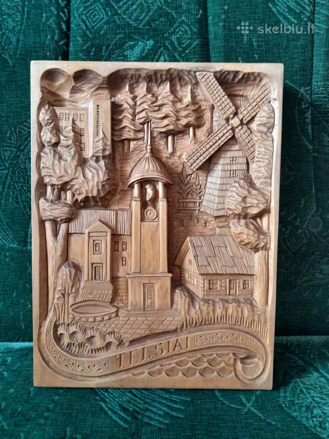 Drožinėtas paveikslas Vilnius, Telšiai - nuotraukos Nr. 3