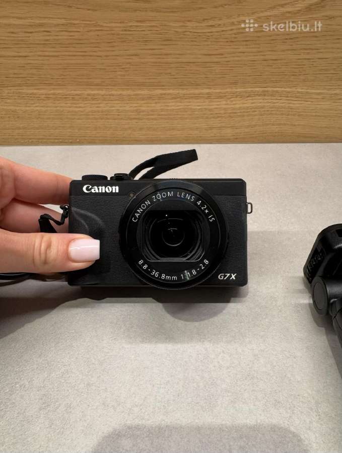 Canon Powershot G7 X Mark III Black Vlogger Kit - nuotraukos Nr. 4