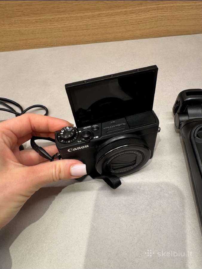 Canon Powershot G7 X Mark III Black Vlogger Kit - nuotraukos Nr. 5