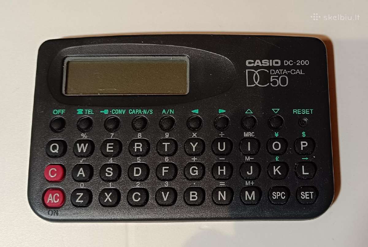 Kišeninis skaičiuotuvas Casio Dc-200