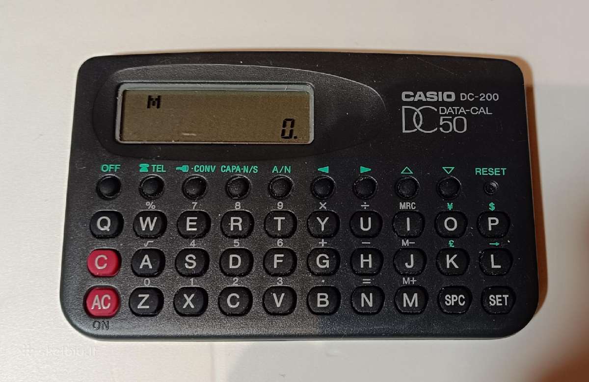 Kišeninis skaičiuotuvas Casio Dc-200 - nuotraukos Nr. 2