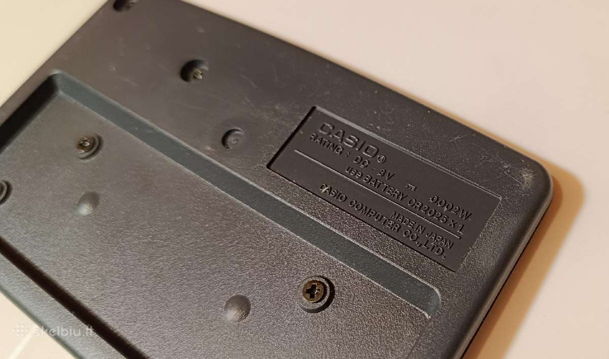 Kišeninis skaičiuotuvas Casio Dc-200 - nuotraukos Nr. 4