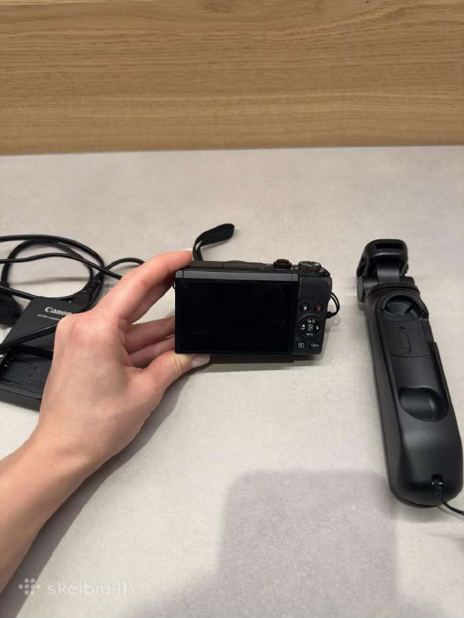 Canon Powershot G7 X Mark III Black Vlogger Kit - nuotraukos Nr. 7