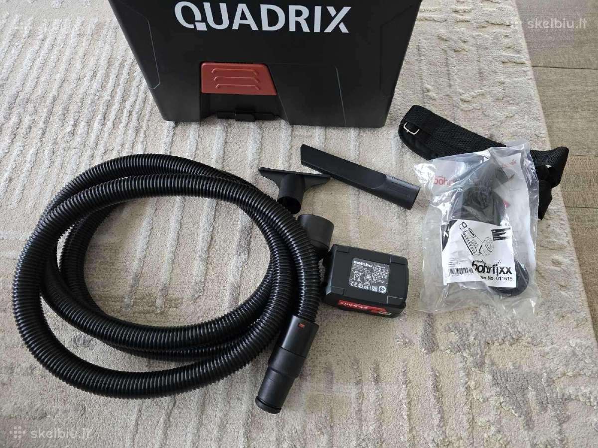 Statybinis akum. dulkių siurblys Quadrix L18v - nuotraukos Nr. 4
