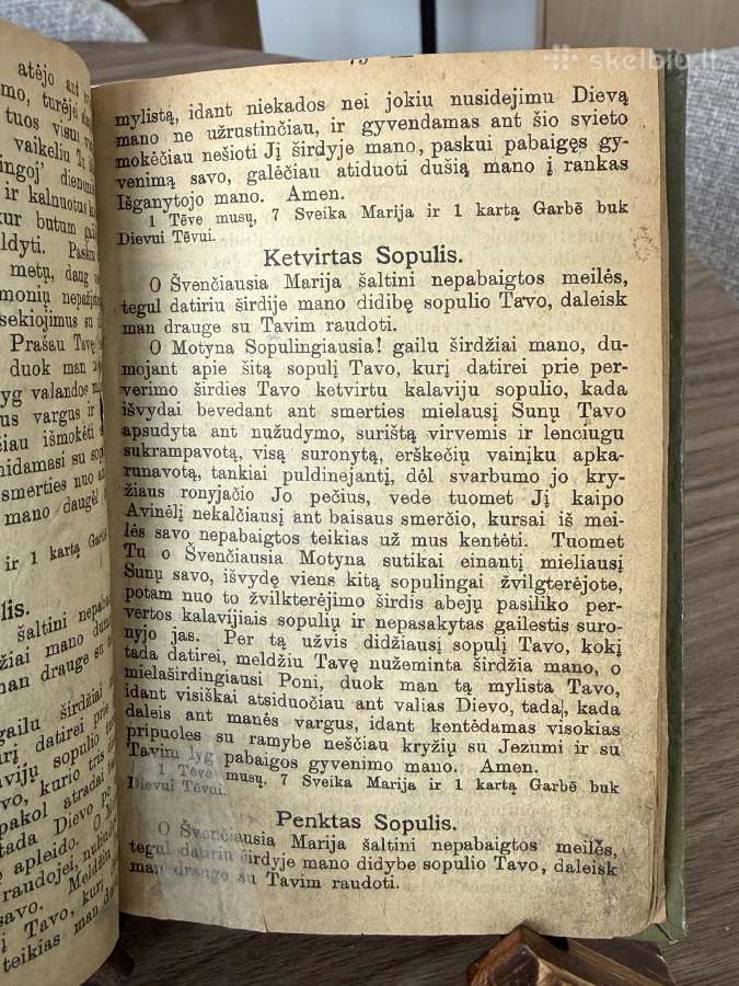Retų religinių knygų konvoliutas 1863 m. - nuotraukos Nr. 4