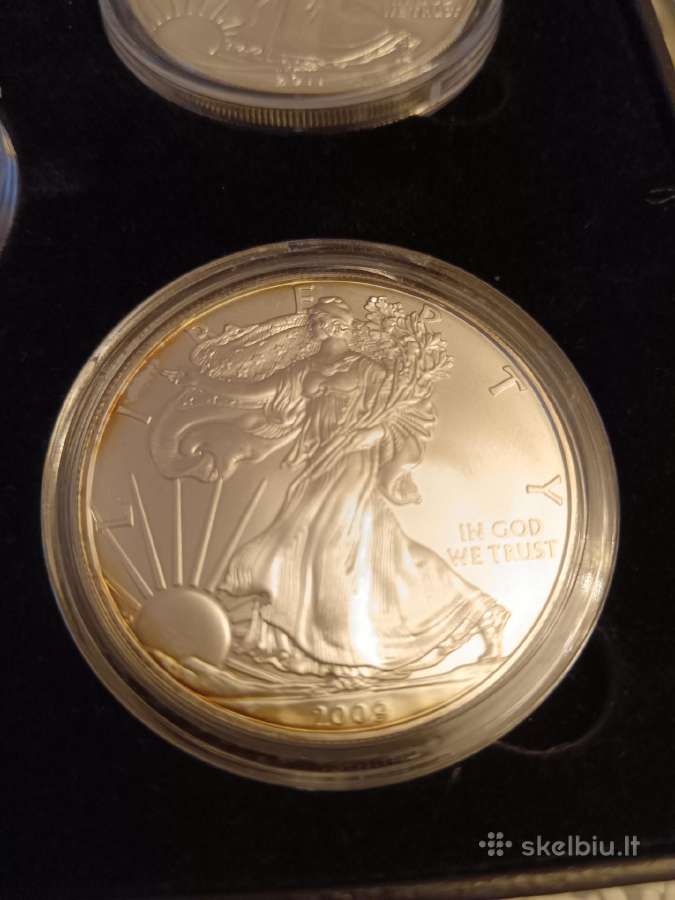 Išskirtinis 1 oz JAV "Sidabrinių erelių" rinkinys - nuotraukos Nr. 6