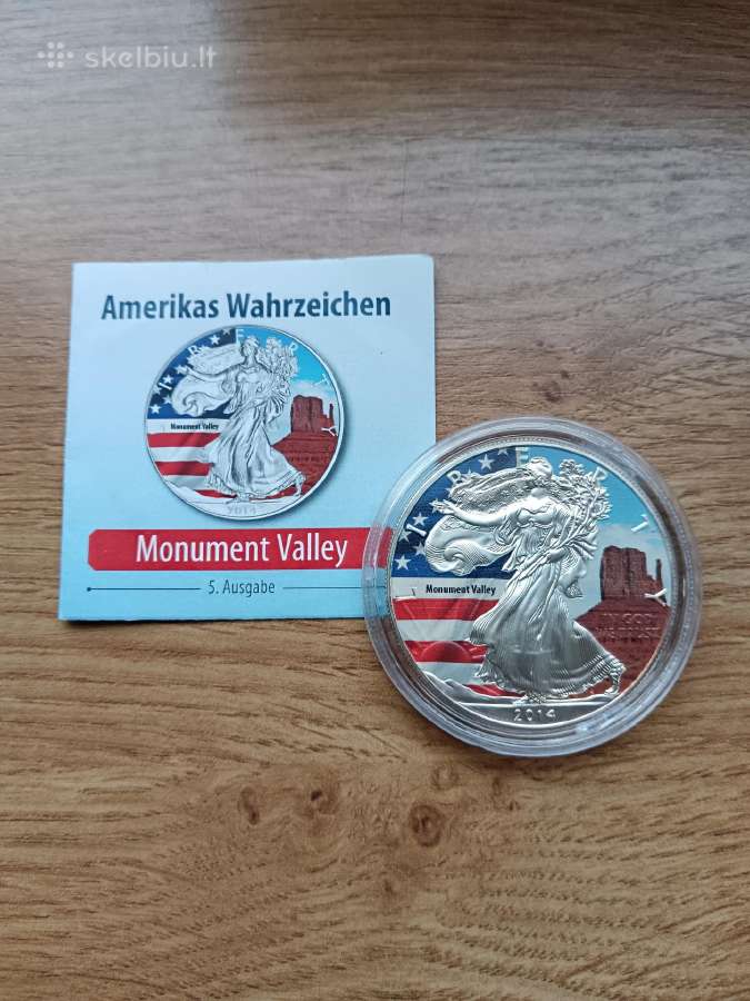 Išskirtinis 1 oz JAV "Sidabrinių erelių" rinkinys - nuotraukos Nr. 7