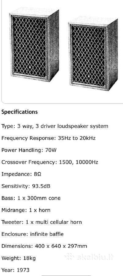 Vintazinės Pioneer audio kolonėlės - nuotraukos Nr. 9