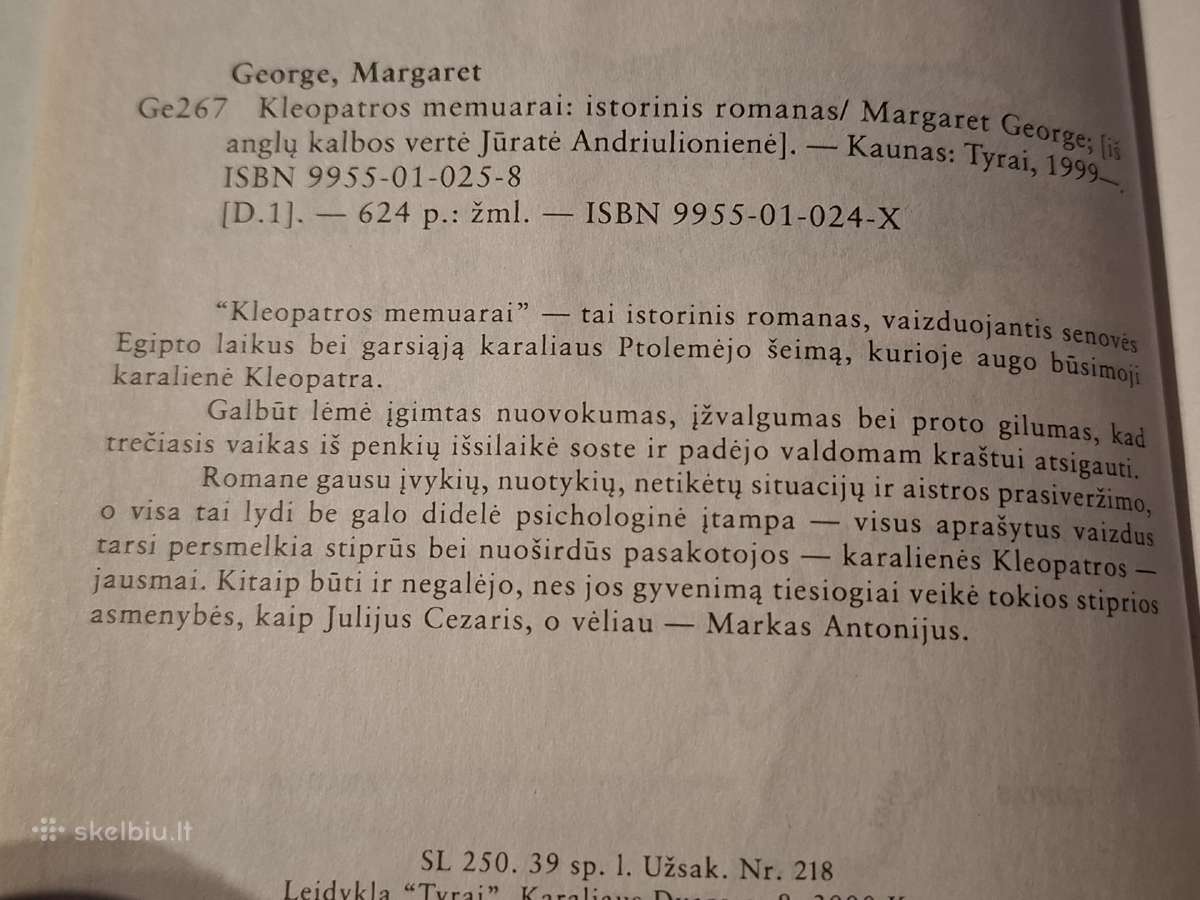 Kleopatros memuarai - nuotraukos Nr. 6