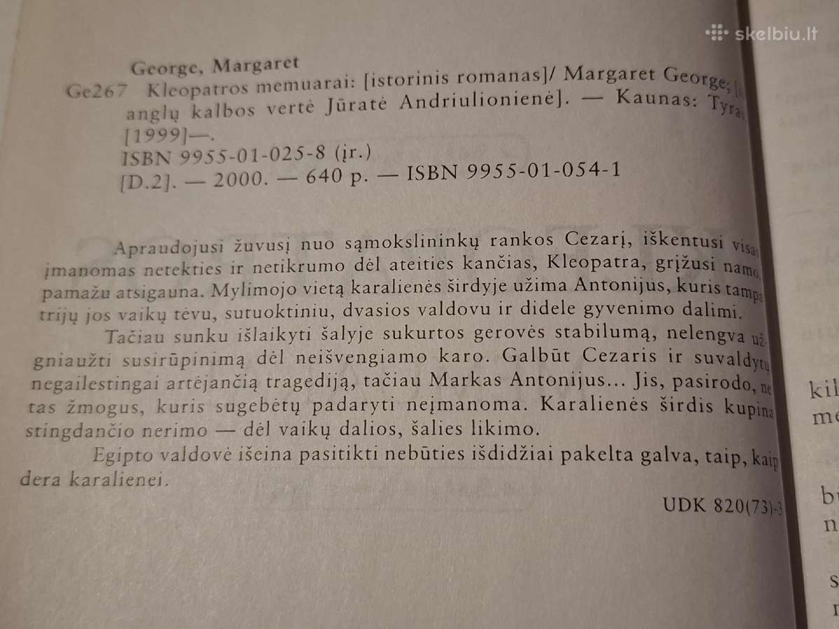 Kleopatros memuarai - nuotraukos Nr. 9