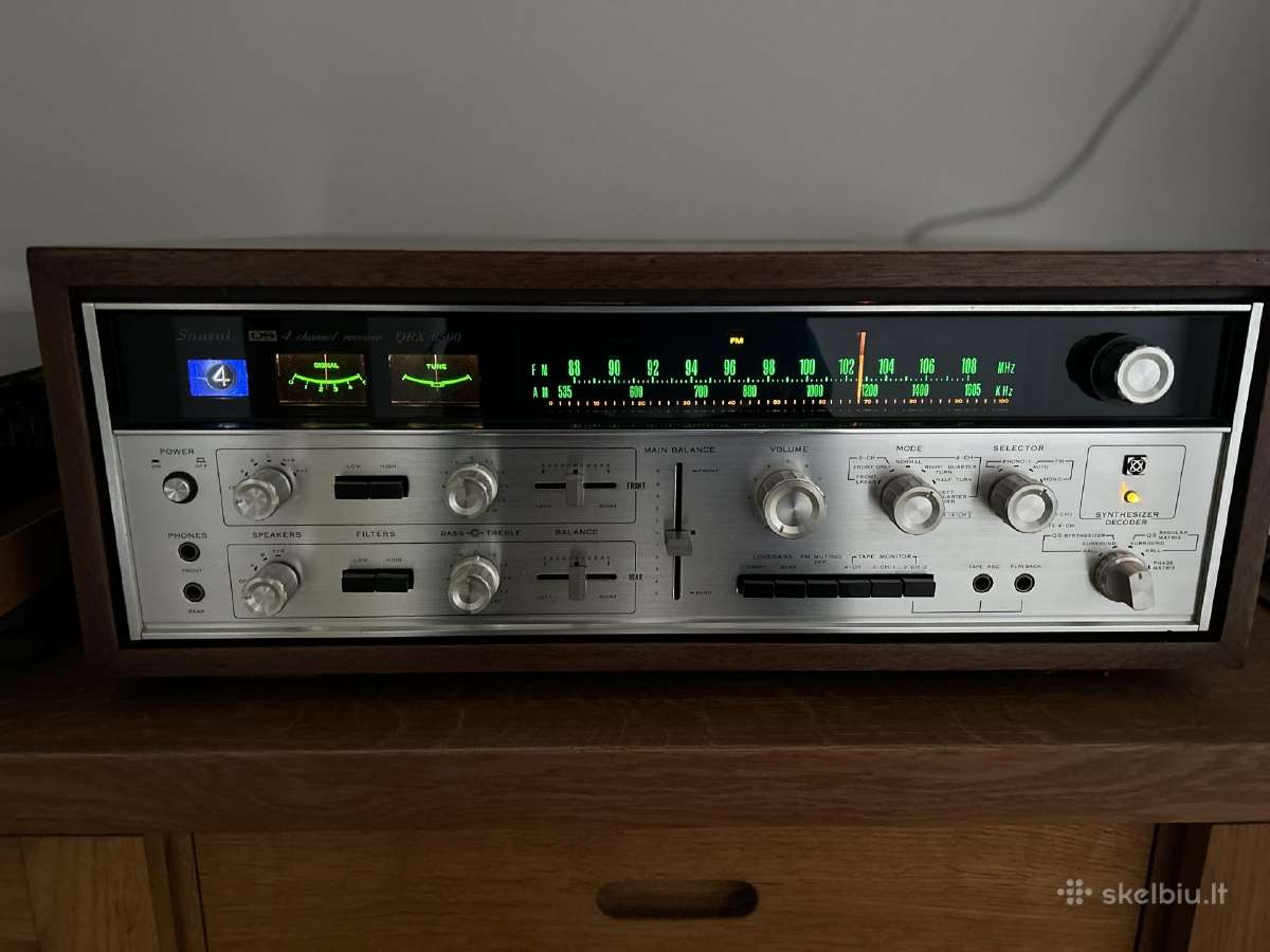 Vintažinis audio resyveris Sansui - nuotraukos Nr. 2
