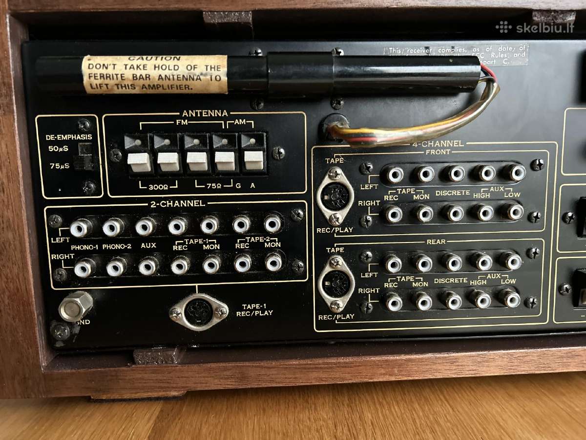 Vintažinis audio resyveris Sansui - nuotraukos Nr. 5