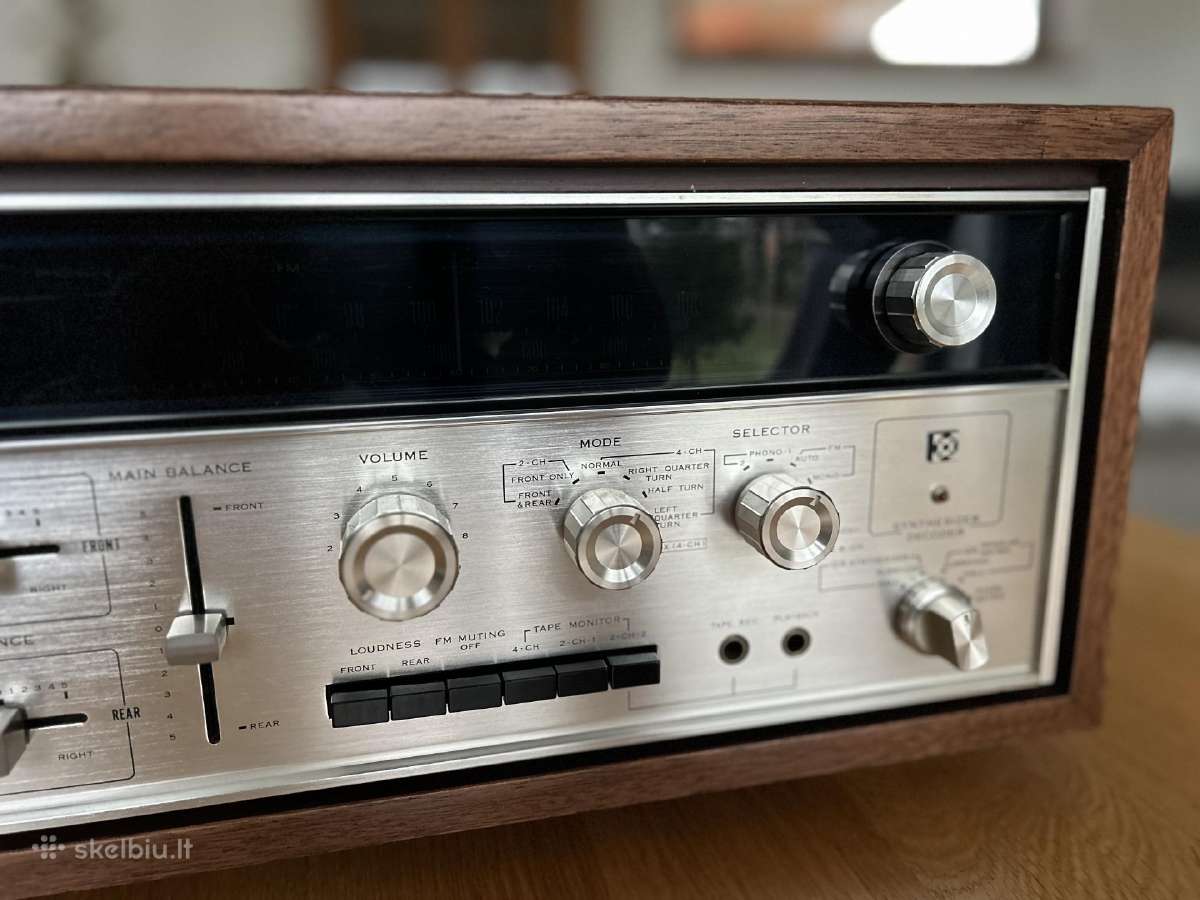 Vintažinis audio resyveris Sansui - nuotraukos Nr. 7