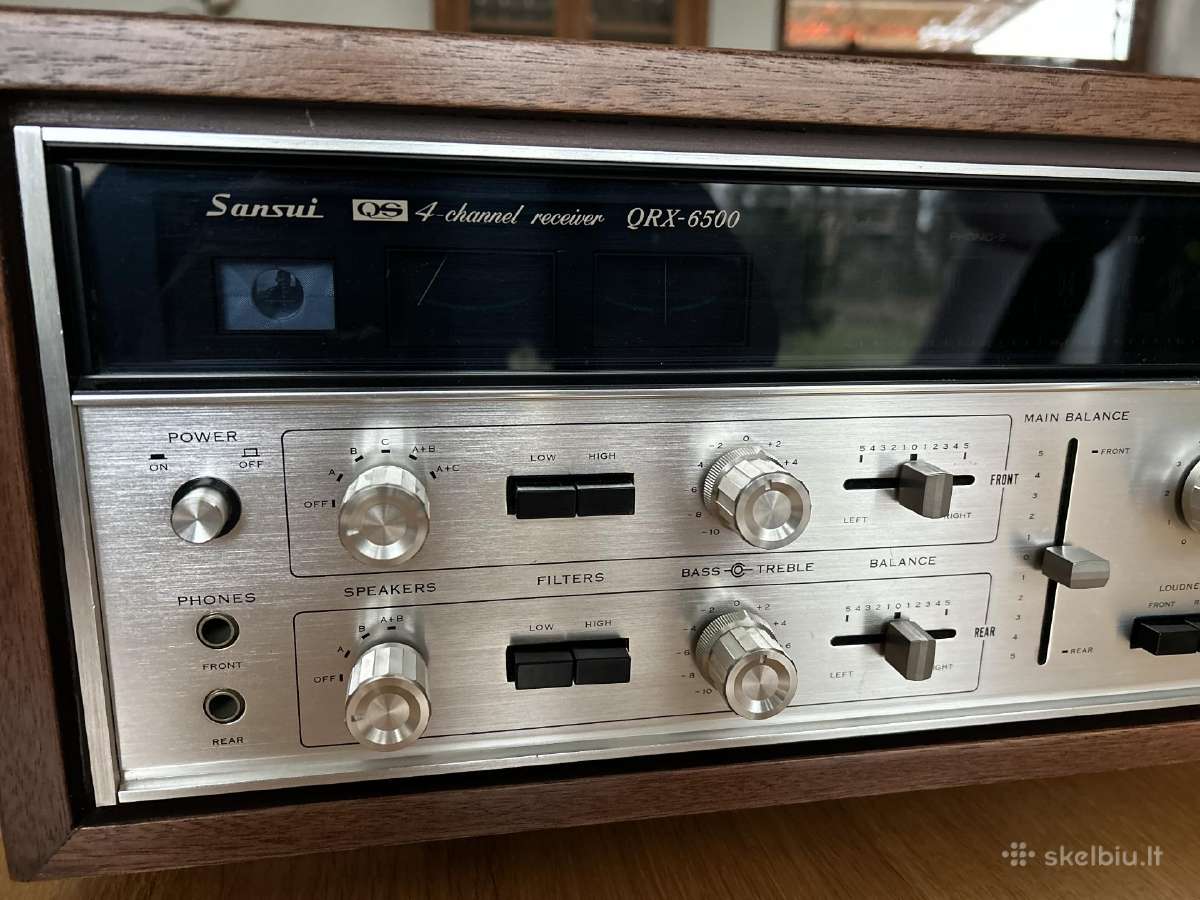 Vintažinis audio resyveris Sansui - nuotraukos Nr. 8