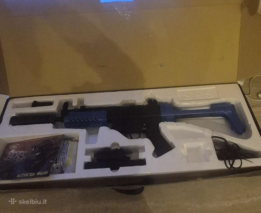 Src Sr5 Tac-a5 Aeg airsoft ginklas su chronografu