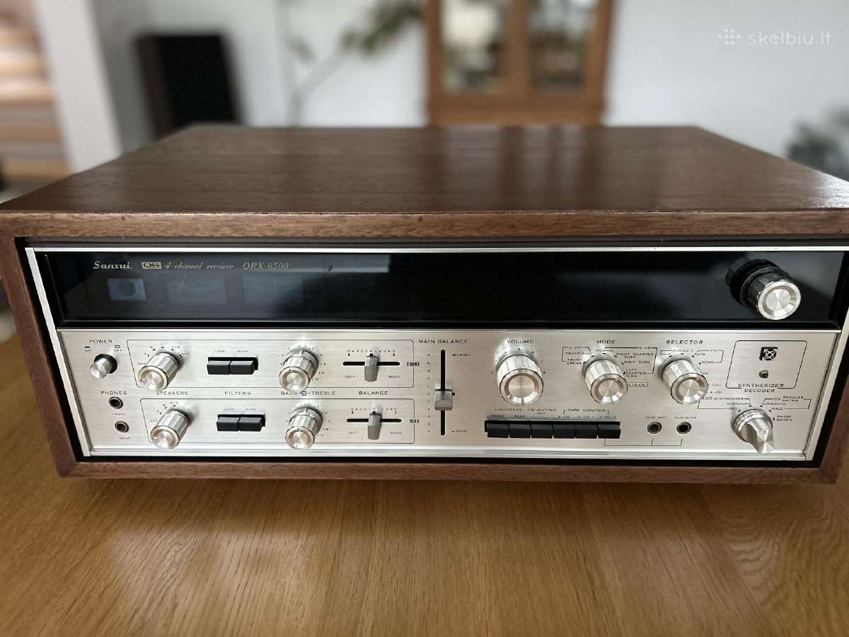 Vintažinis audio resyveris Sansui - nuotraukos Nr. 11