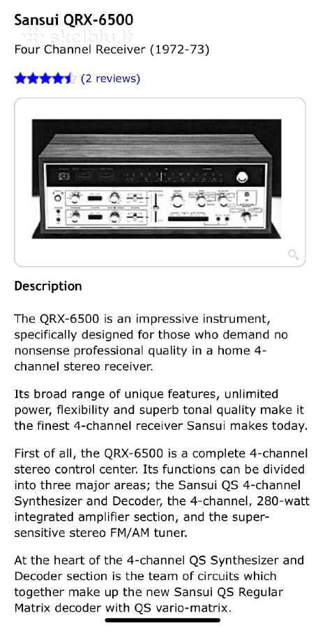 Vintažinis audio resyveris Sansui - nuotraukos Nr. 16