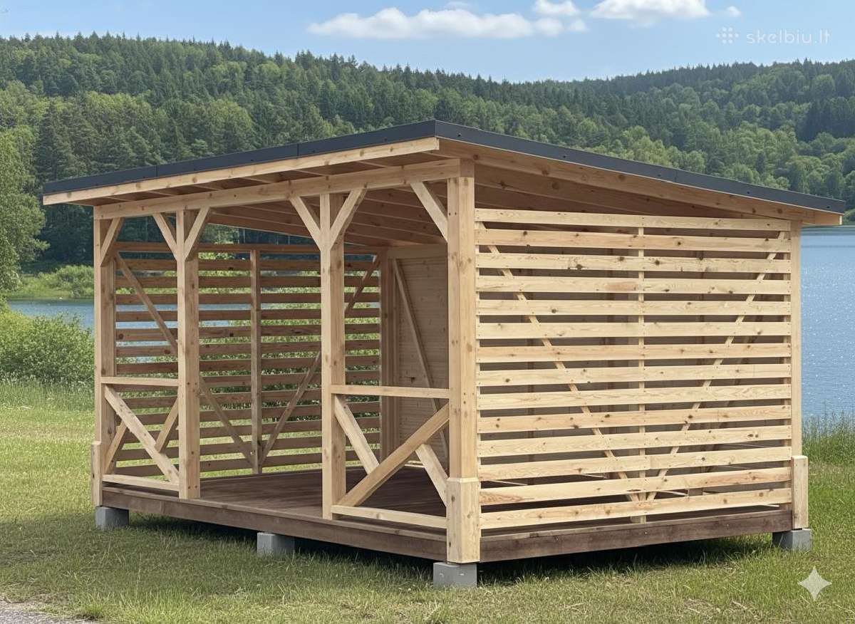 Lauko pavėsinės ir sandėliukai – gamyba - nuotraukos Nr. 6