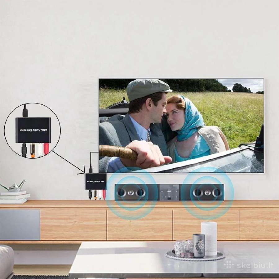Hdmi Arc garso keitiklis extractor (Spdif, analog) - nuotraukos Nr. 7
