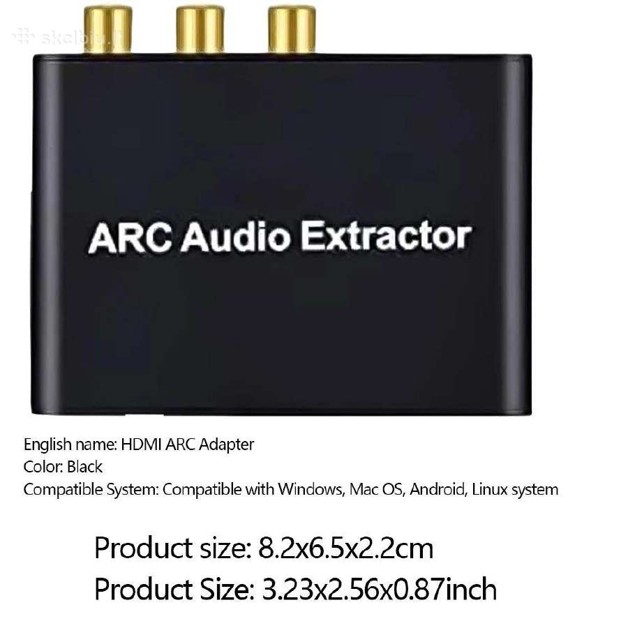 Hdmi Arc garso keitiklis extractor (Spdif, analog) - nuotraukos Nr. 9