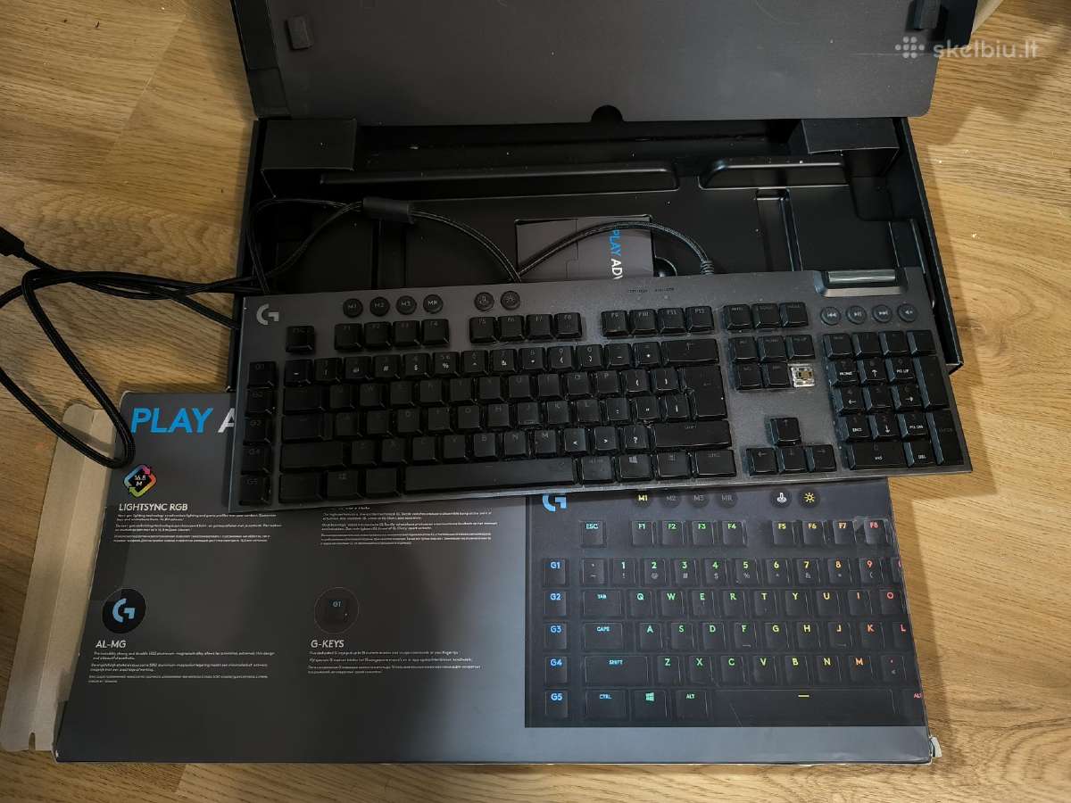 Klaviatūra Logitech g815 nėra vieno klavišo dalies