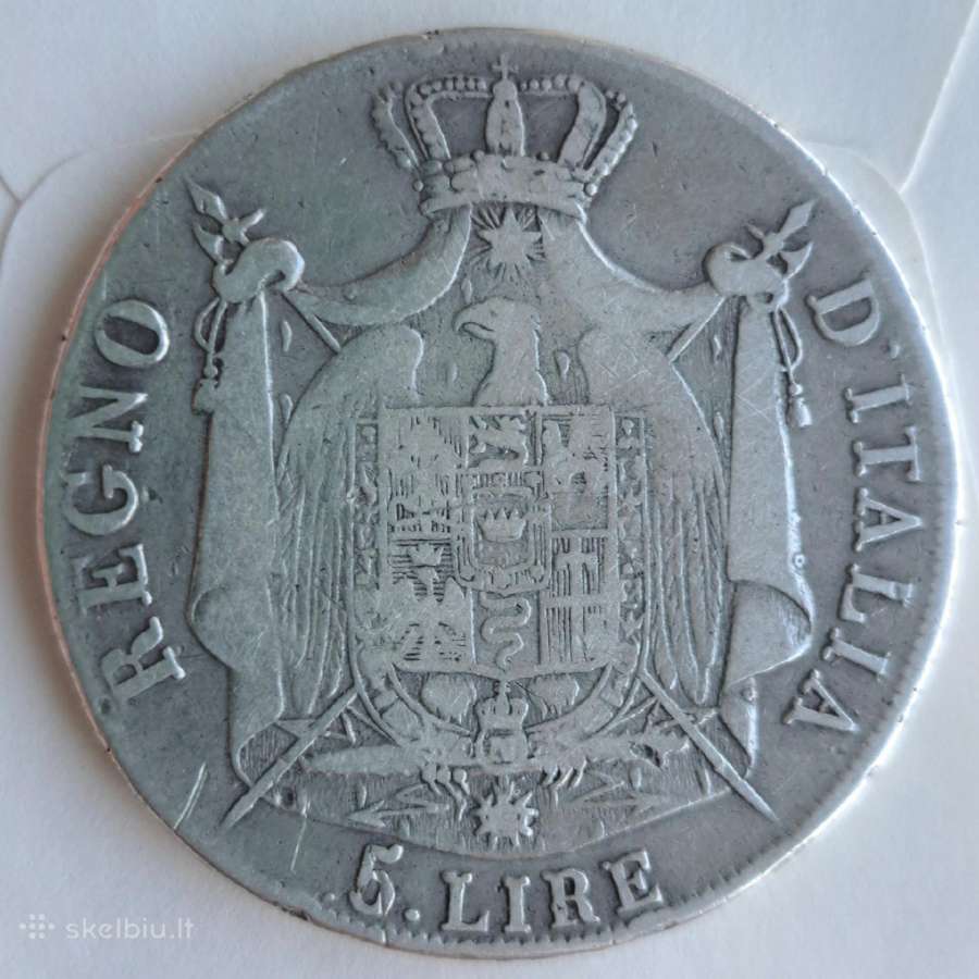 1808 Napaleonas 5 liros - nuotraukos Nr. 2