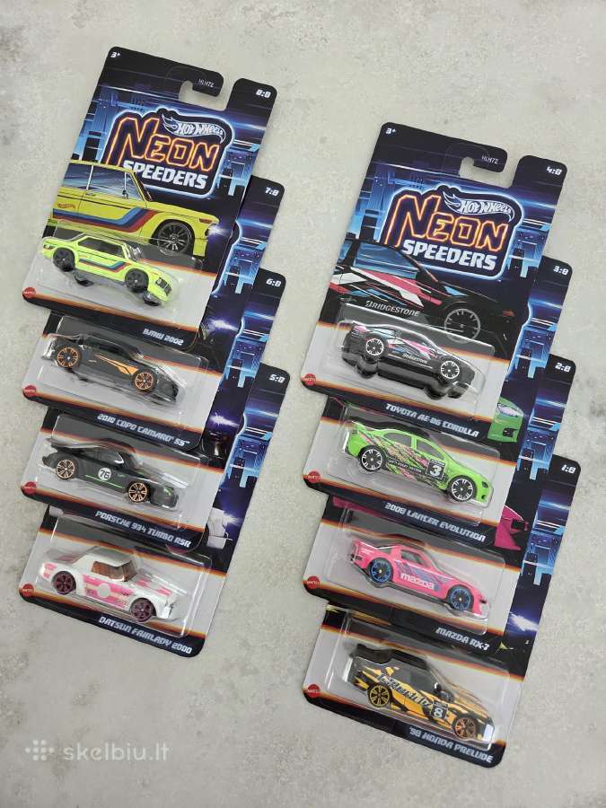 Hot Wheels Neon Speeders, Mix 2, 2025