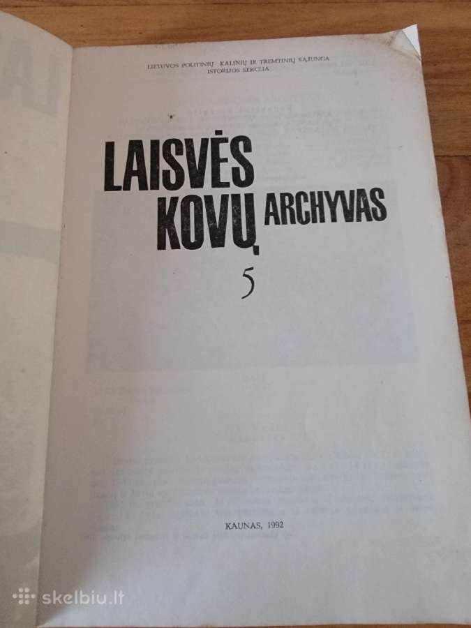 1992 m."laisvės kovų archyvas" - nuotraukos Nr. 2