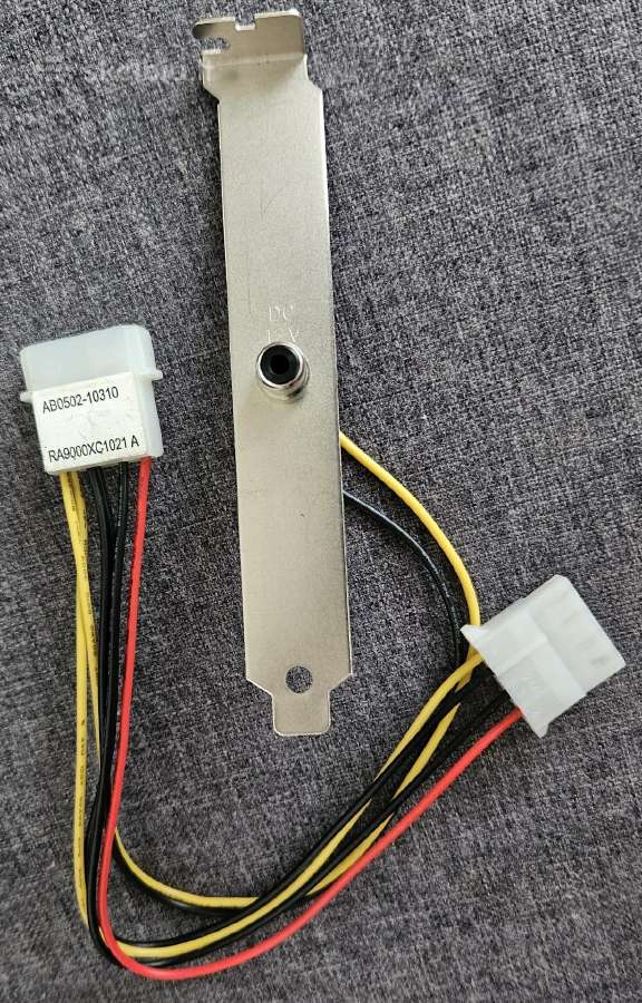 Molex Rca Dc 12v portas
