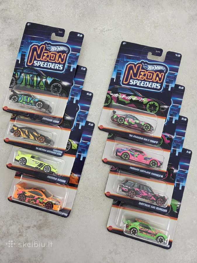 Hot Wheels Neon Speeders Mix 1, 2024