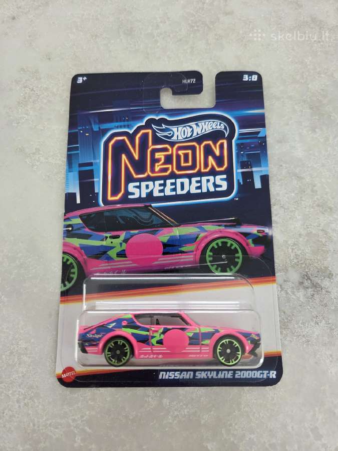 Hot Wheels Neon Speeders Mix 1, 2024 - nuotraukos Nr. 4