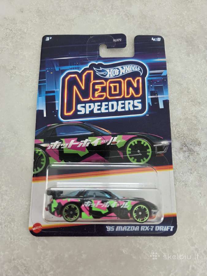 Hot Wheels Neon Speeders Mix 1, 2024 - nuotraukos Nr. 5