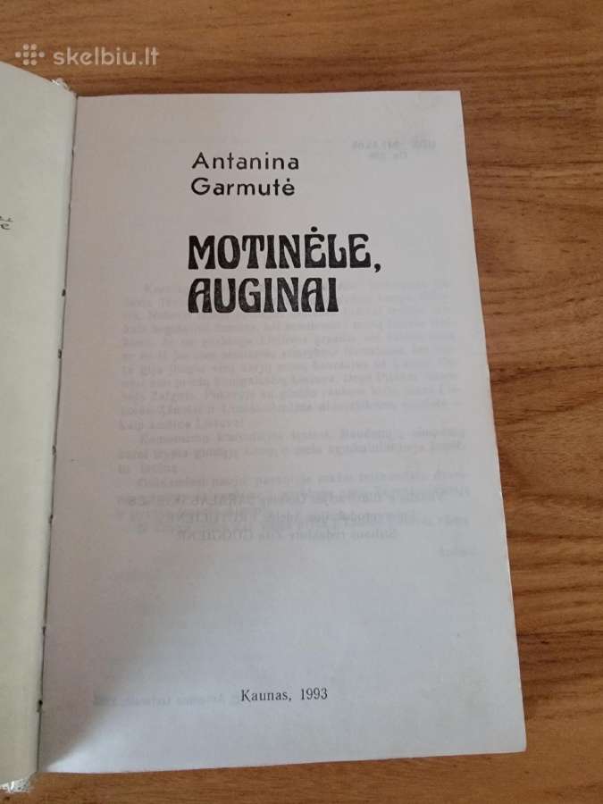 1993m.knyga A.garmutė "motinėle,auginai" - nuotraukos Nr. 2