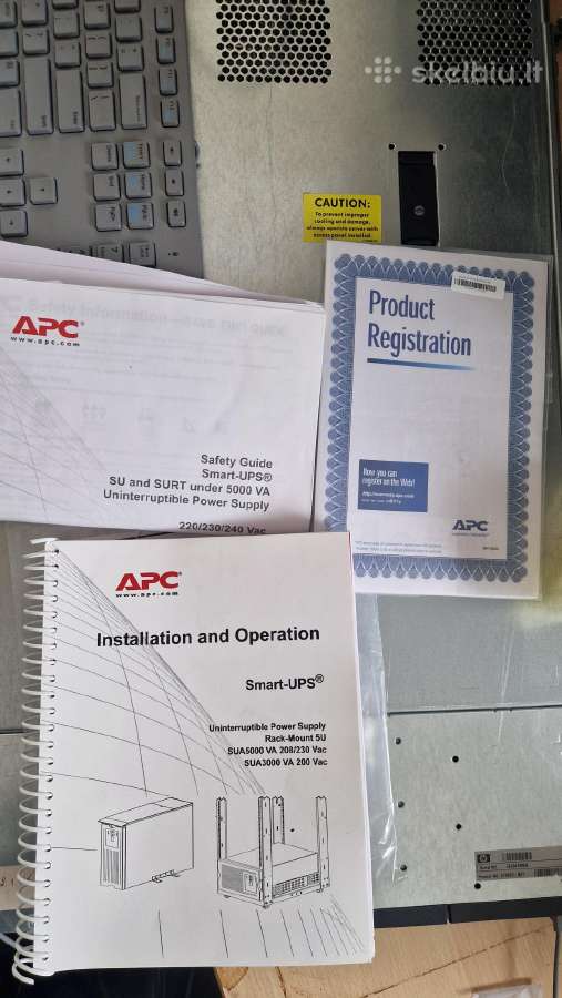 Apc Sua5000rmi5u Smart-ups 5000va 230v Rackmount - nuotraukos Nr. 3