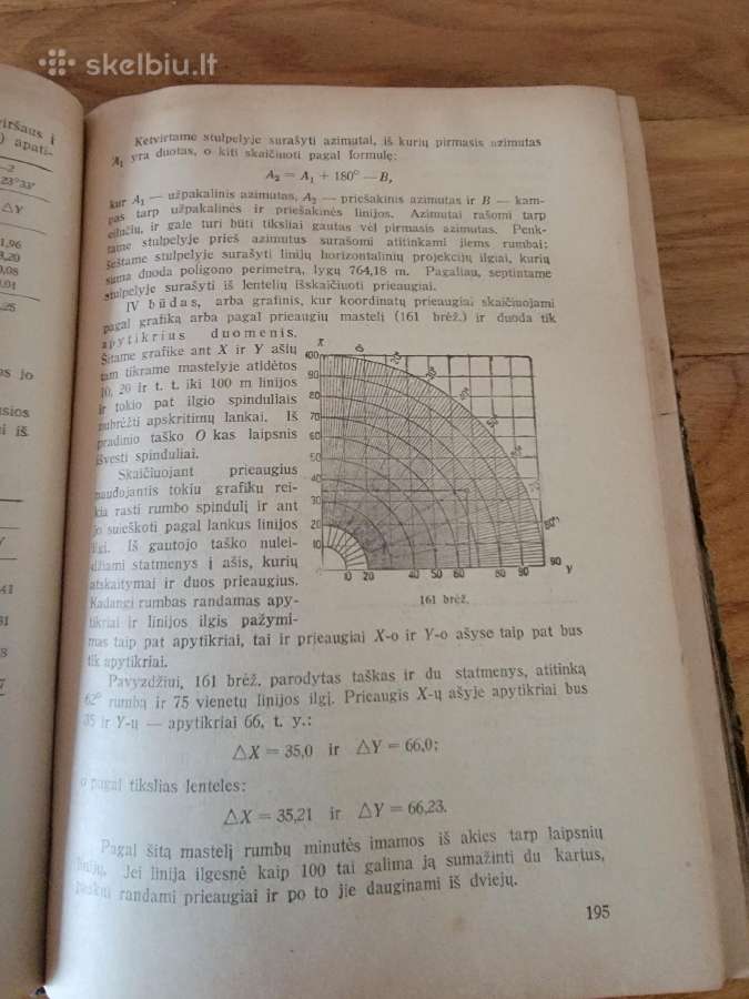 1949 m.prof.p.m.orlovo knyga "Geodezija" - nuotraukos Nr. 5