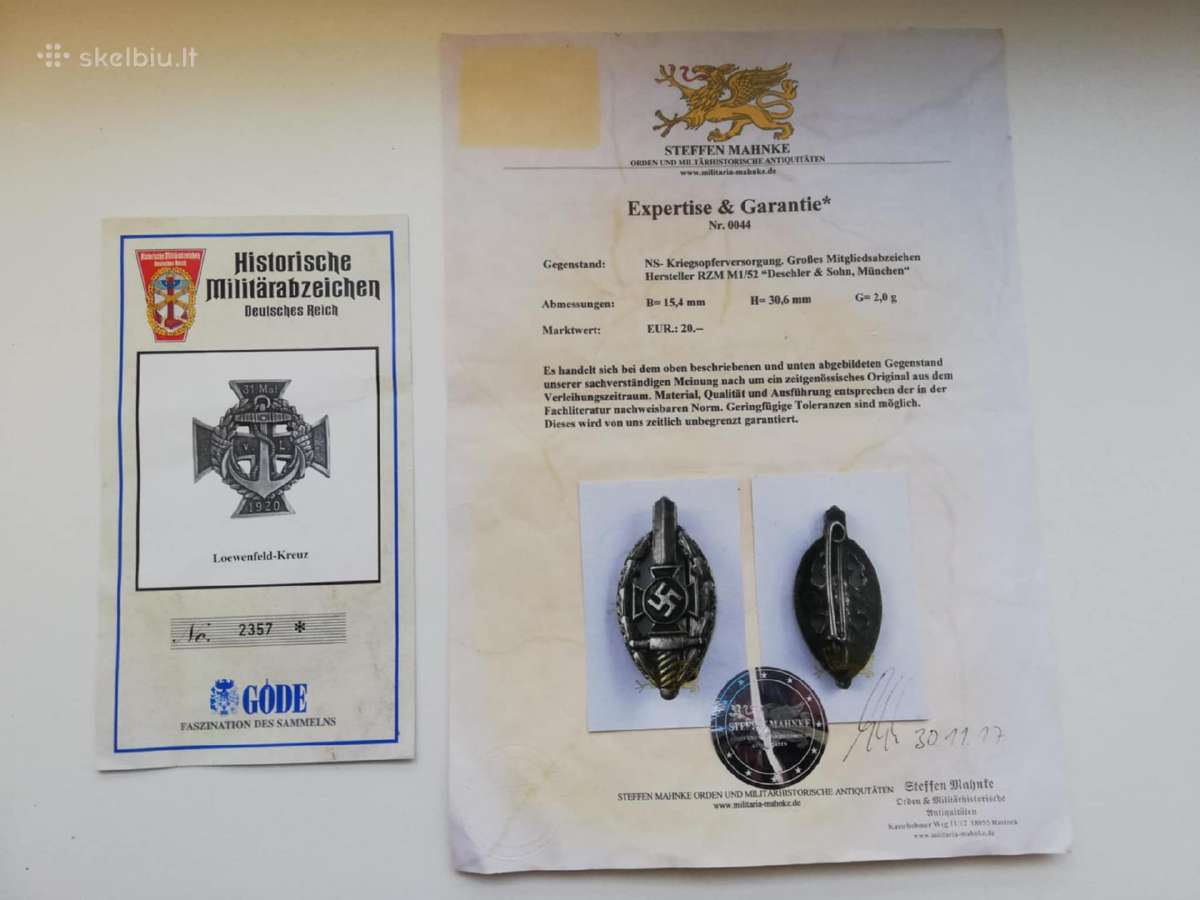 Ww2 apdovanoimu sertifikatai