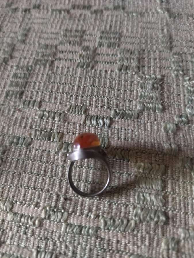 Senovinis gintaro ziedas - nuotraukos Nr. 2