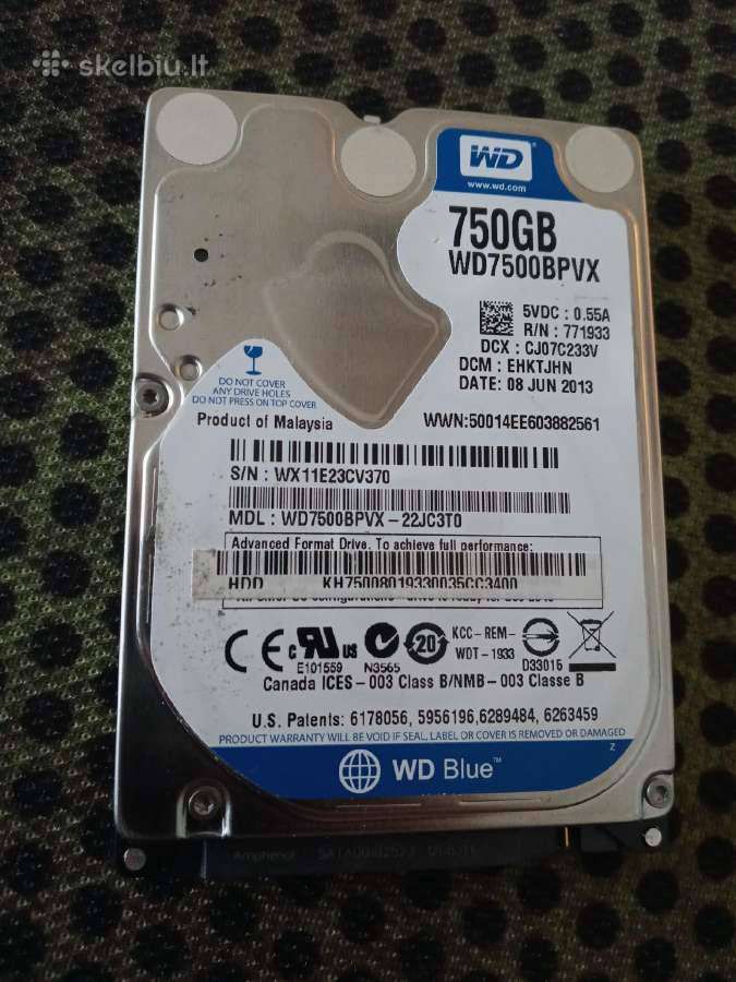[41 €] - 640gb Toshiba 41 eur. (patikrintas) - nuotraukos Nr. 7