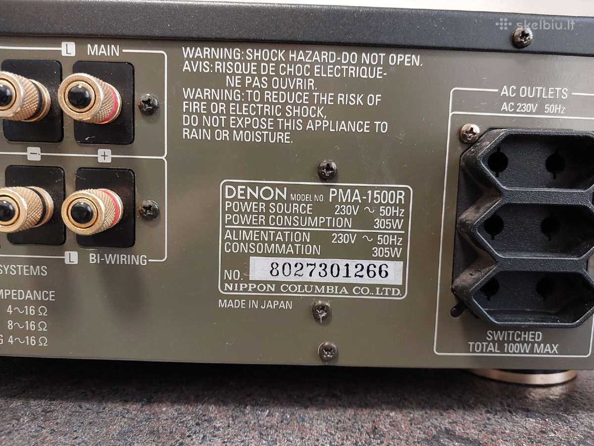 Denon Pma 1500r - nuotraukos Nr. 6