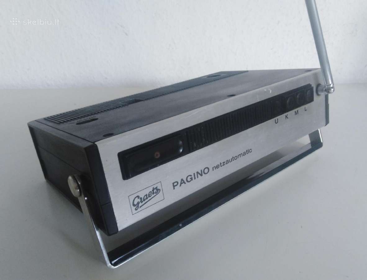 Vintazinis Graetz pagino tranzistorinis radijas Ok - nuotraukos Nr. 12