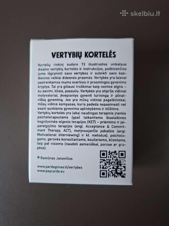Parduodamos vertybių ir poreikių kortelės - nuotraukos Nr. 2