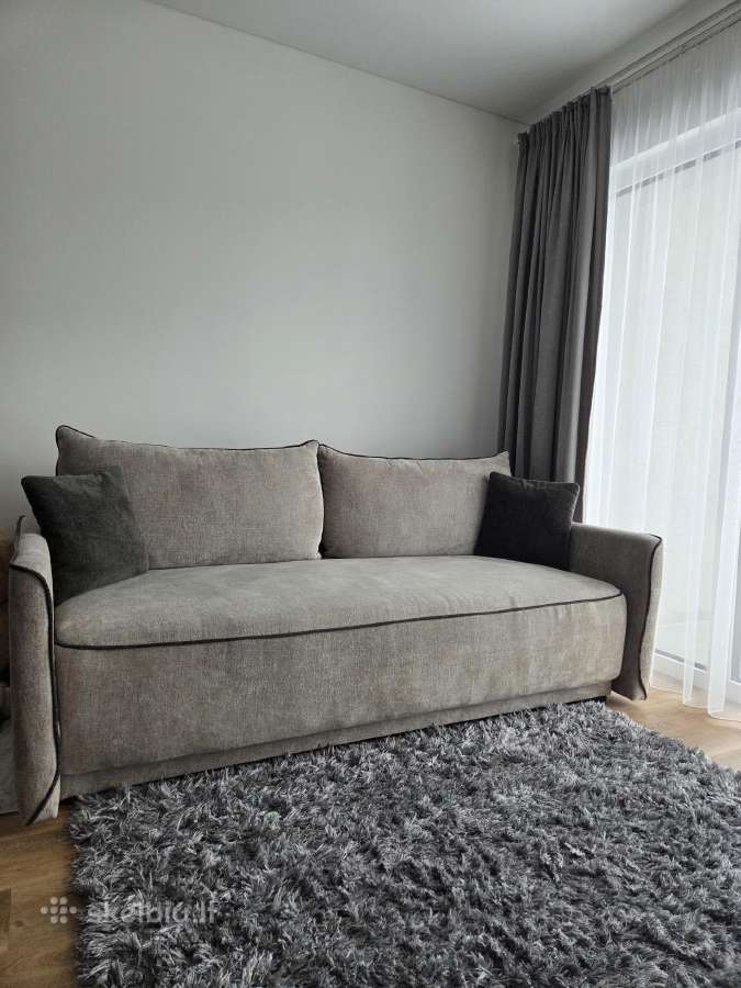 Pilka sofa -lova