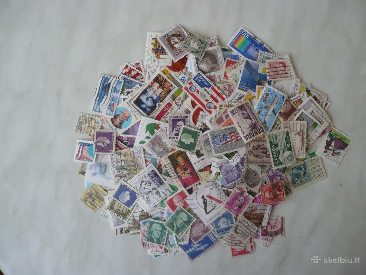 Skirtingu pašto ženklu rinkinys Nr31 , viso 500vnt
